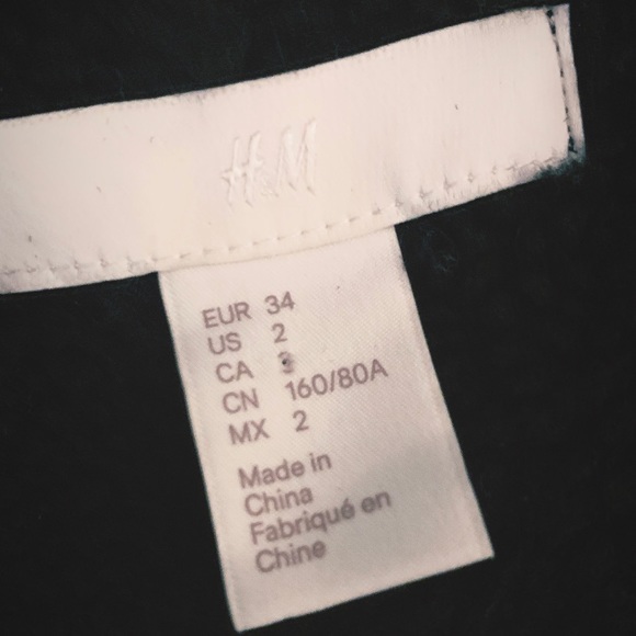 H&M Faux suede, sherpa lined, biker jacket - Picture 7 of 7